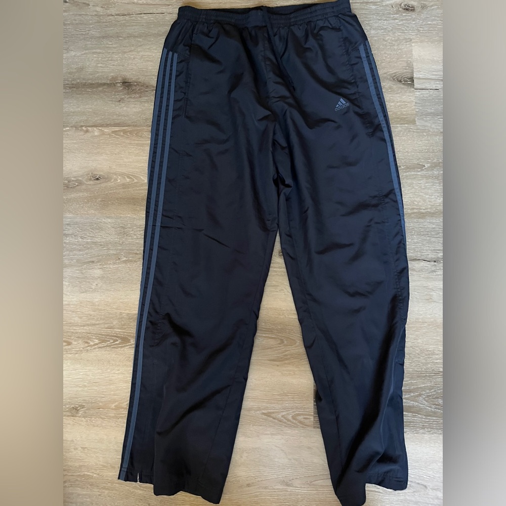 Navy Blue Adidas Track Pants